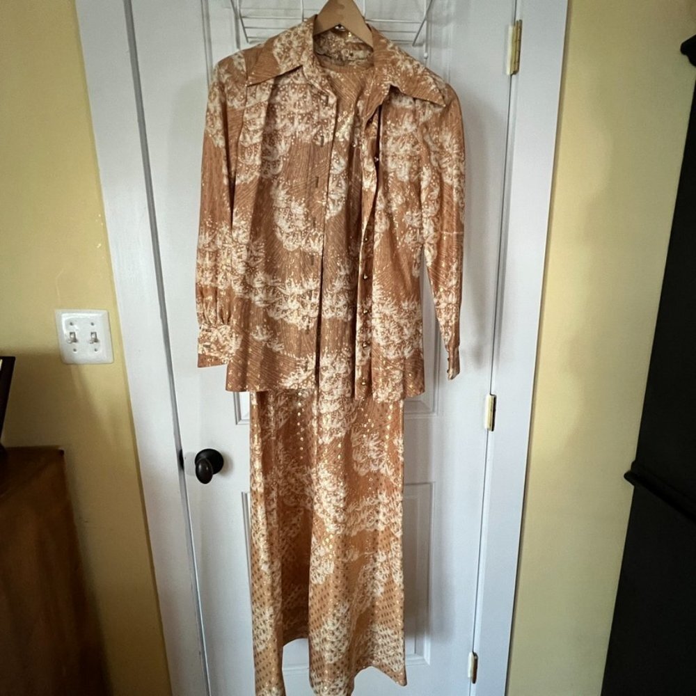 Vintage Leslie Fay Original Maxi Dress